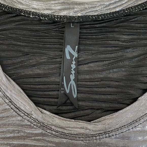 Seven 7| Premium Quality Brand|Metallic| 90s Vintage Blouse - Picture 6 of 9